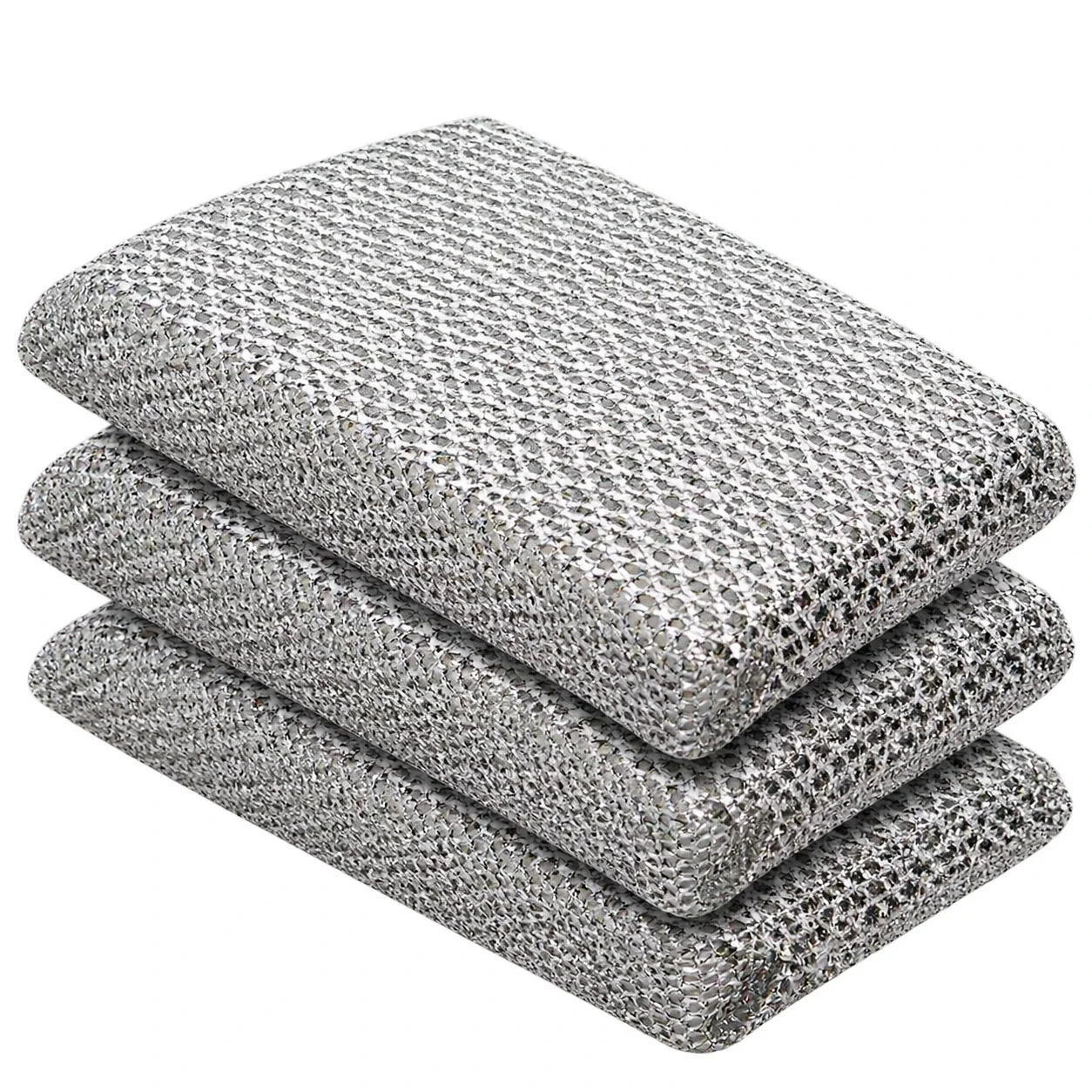 Kökssvampar med aluminiumnät, 3 per förpackning - 5 förpackningar (15 svampar)