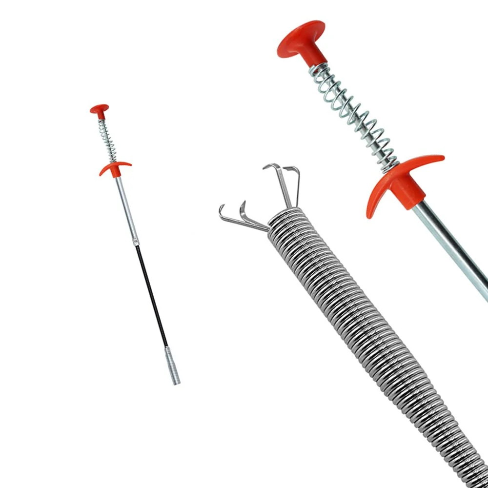 Avloppsrensare med gripklo - 60 + 90 cm, 2 st
