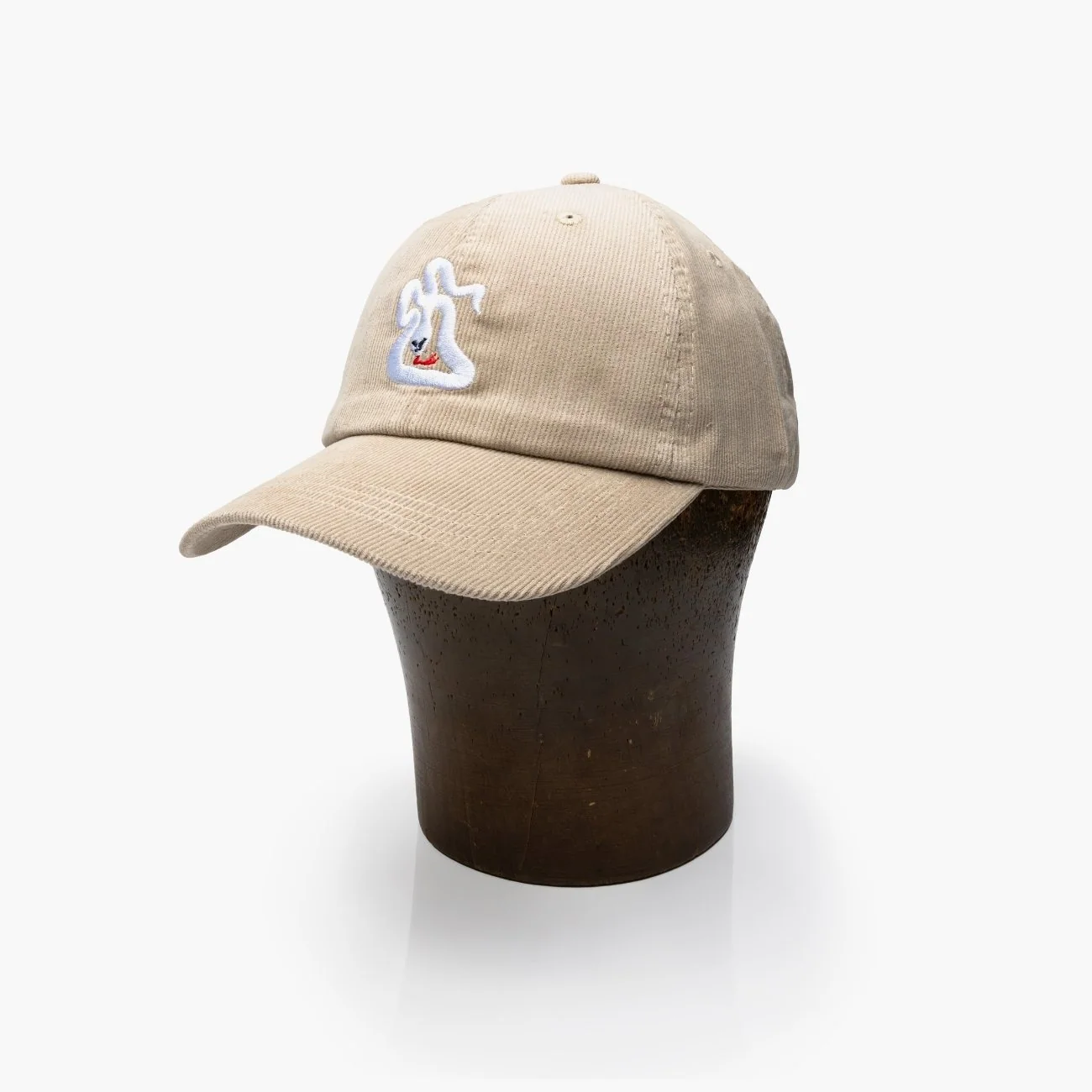 Corduroy Snake Cap - Beige