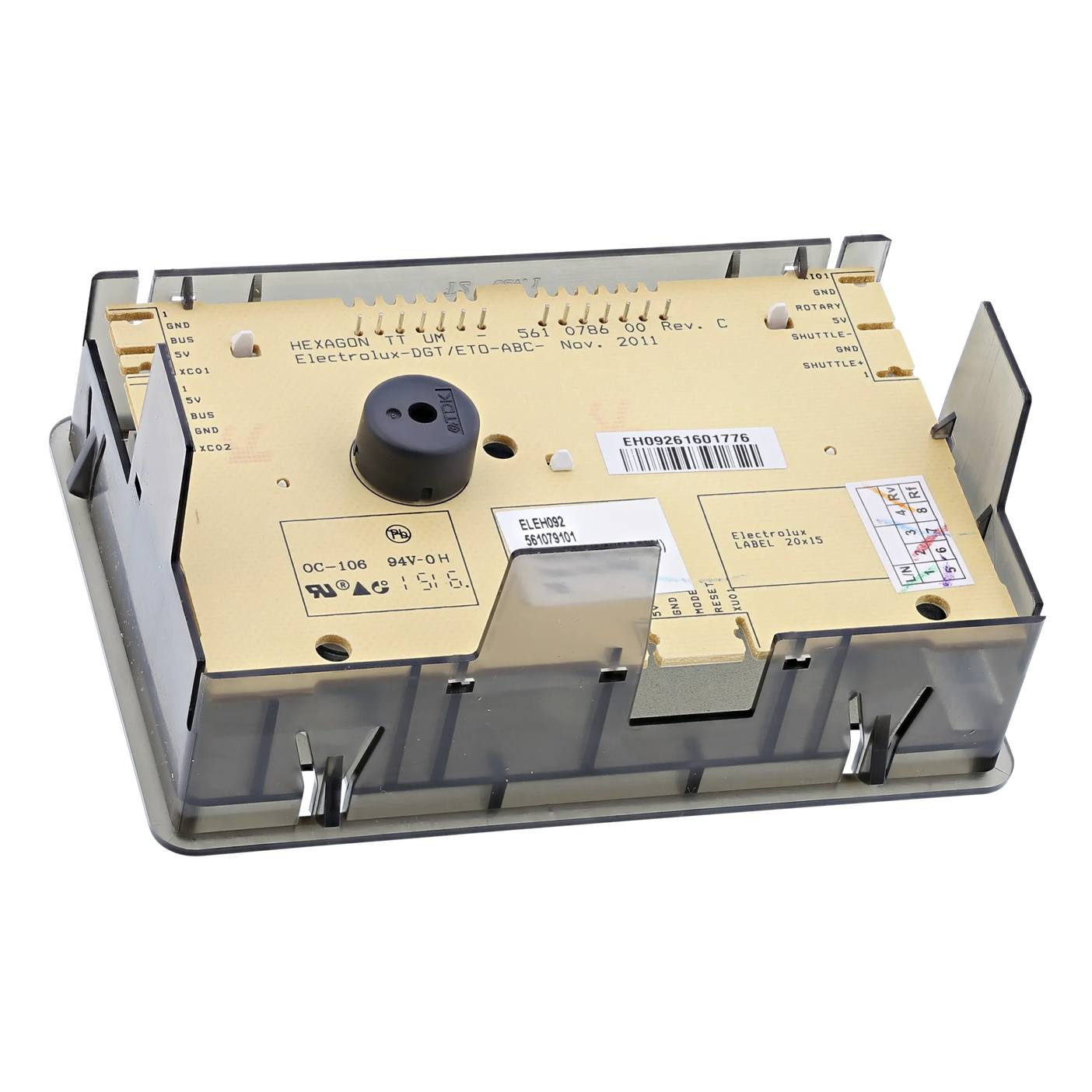 Electrolux konfigurerad elektronik, användargränssnitt, Hexagon 9825610791361