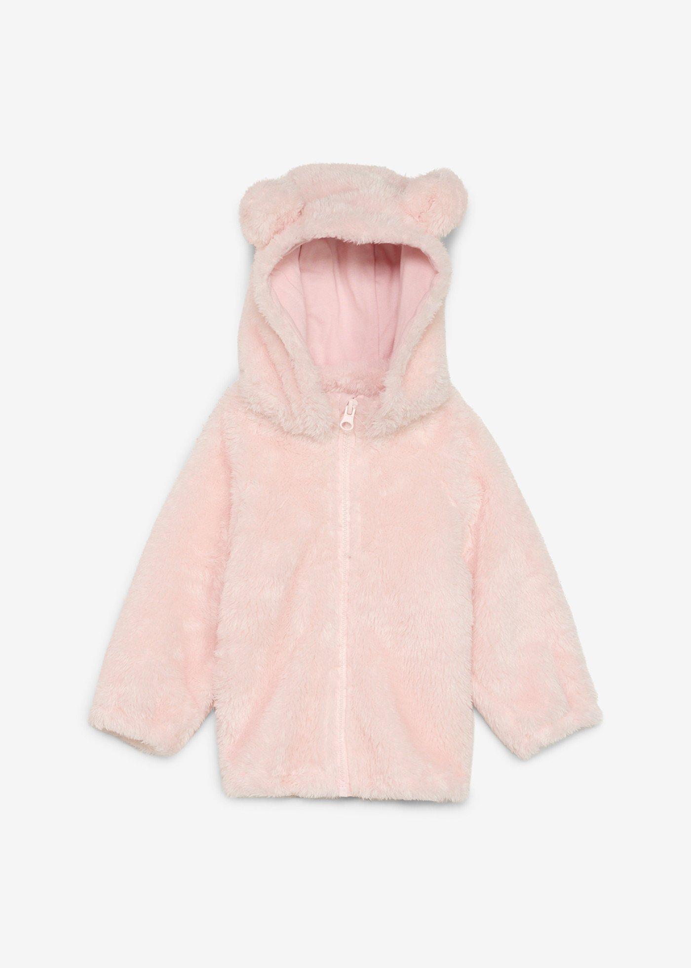 Jacka för bebis av mjuk teddyfleece