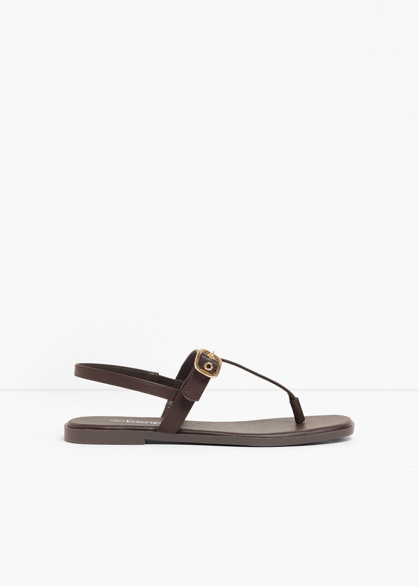 Sandal med tårem och öljetter
