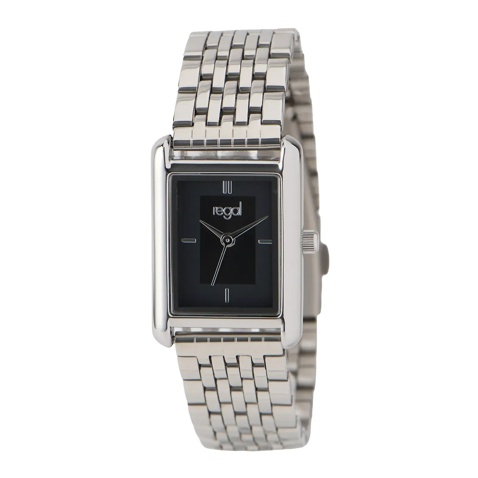 Regal dam svart/stål, metallband - R89114-232