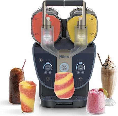 Ninja SLUSHi Twist frozen drink maker – blå | FS701EUBL | av SharkNinja