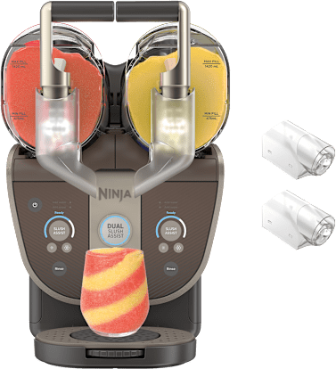 Ninja SLUSHi Twist frozen drink maker i Mocha | FS702EUBR | av SharkNinja