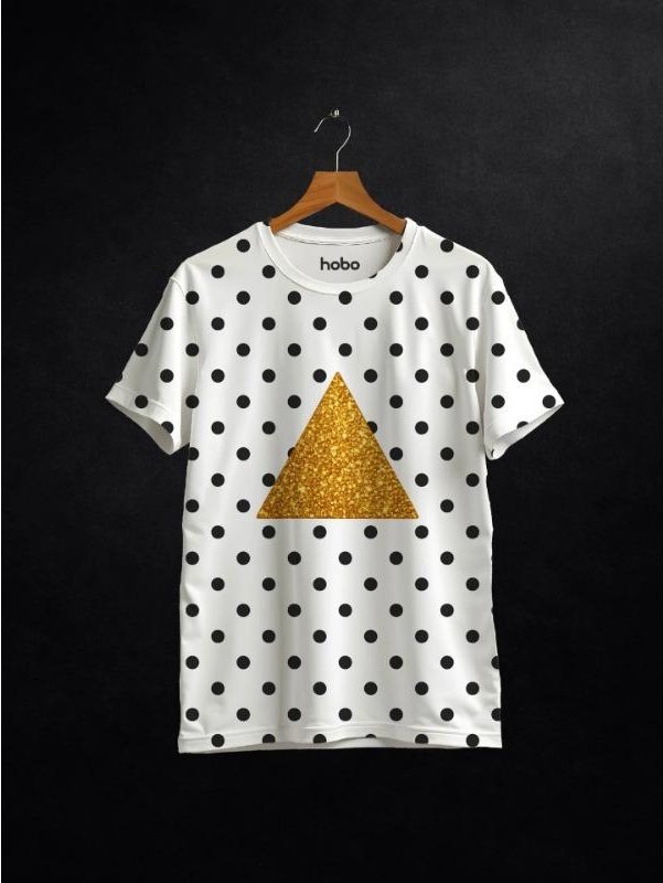 2026 Ny Herr Bröstsmärta Konsttryck T-shirt Svart Vit Delad Prickig Abstrakt Figur Grafisk Vardaglig Streetwear Toppar M white