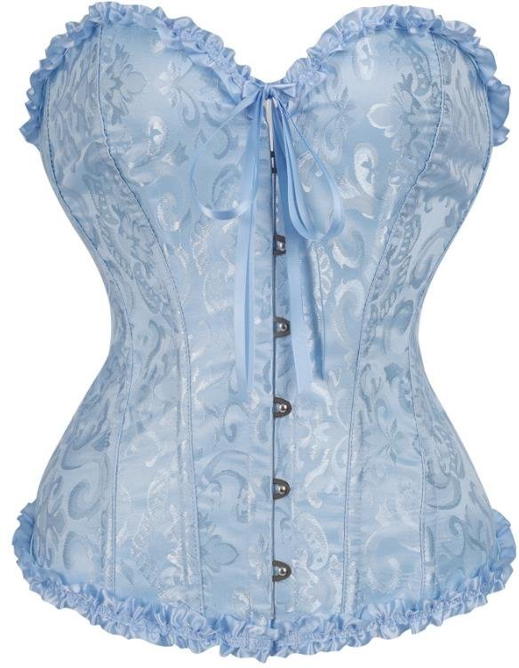 Vintage Retro Hovstil Snörning Dragsko Figursydd Korsett Bustier Formgivande Topp För Kvinnor S