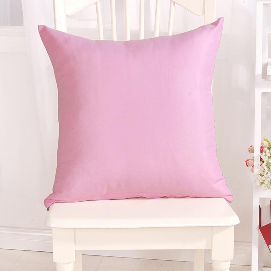 Enfärgat Kuddfodral Enkelt Godisfärgat Kuddfodral för Soffa Enfärgat Heminredning 40 cm x 40 cm