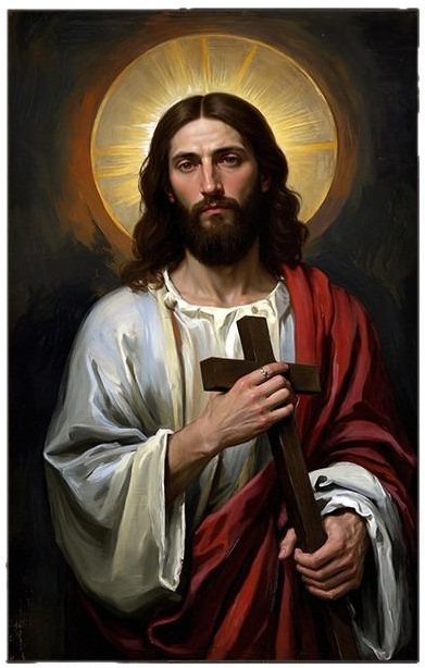 Jesus Kristus Canvas Postres Kristus Jesus Porträtt Väggkonst Tryck Affisch Jag Ska Gå Med Kristus Bibelvers Present Affisch 30x40cm