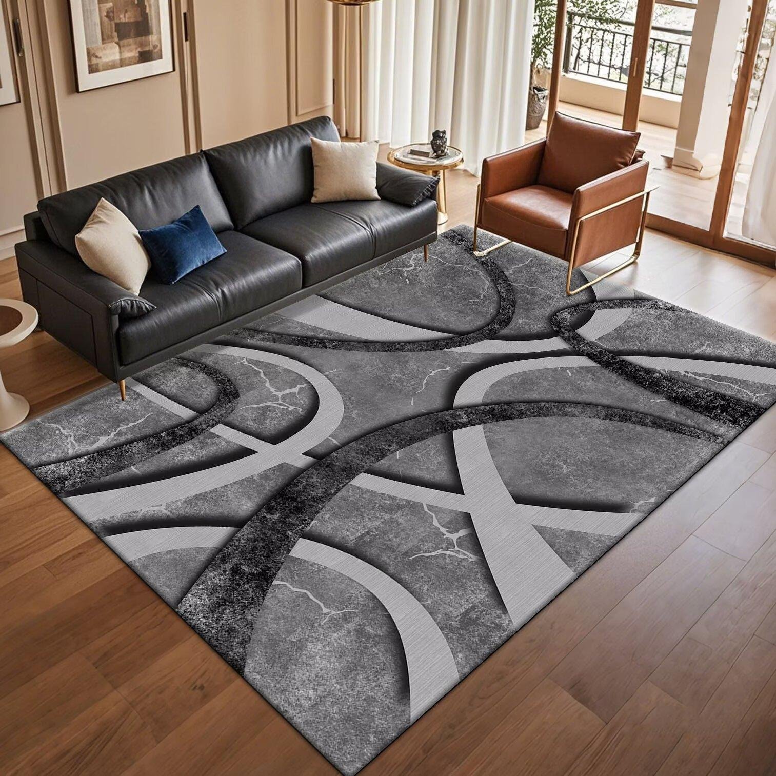 Klassisk Vardagsrumsdekoration Matta Smutsavvisande och Lättskött Matta Stor yta Matta 160*230cm