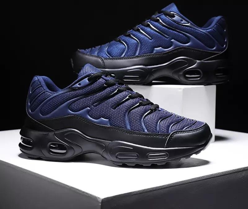 Luftkudde för män Casual Bekväm Sneaker Löpning Sport Halkfria ventilerande skor 39 blå