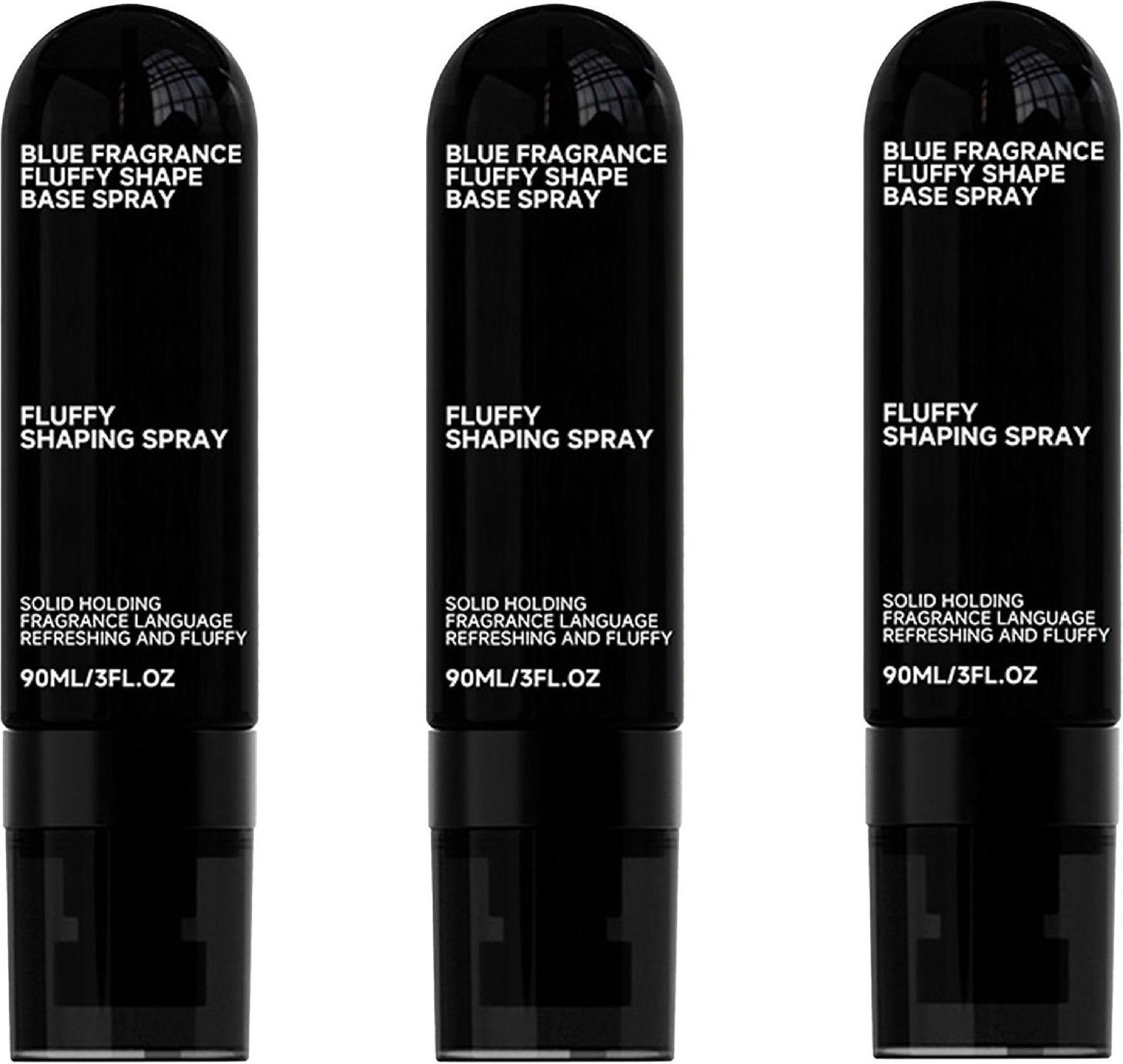 Fluffigt Formgivande Spray 90ML, Blå Doft Hårrotlyft Volymspray för Fint till Grovt Hår 3pcs