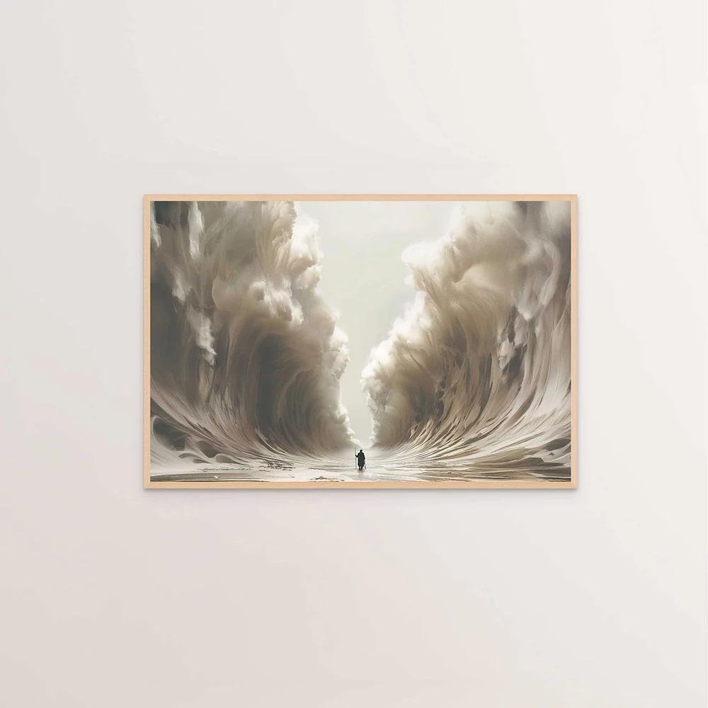Jesus Kristus Canvas Postres Kristus Jesus Porträtt Väggkonst Tryck Affisch Jag Ska Gå Med Kristus Bibelvers Present Affisch 50x70cm