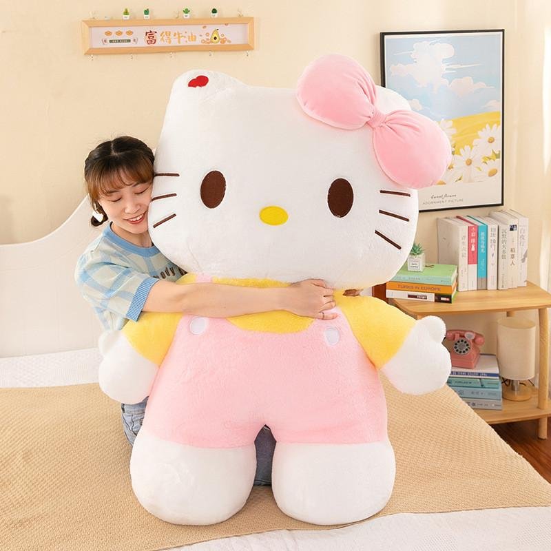 Hello Kitty Mjukdjur Med PP-bomullsfyllning För Barnens Sovrumsinredning Speciella Karaktärer Ingår 60cm