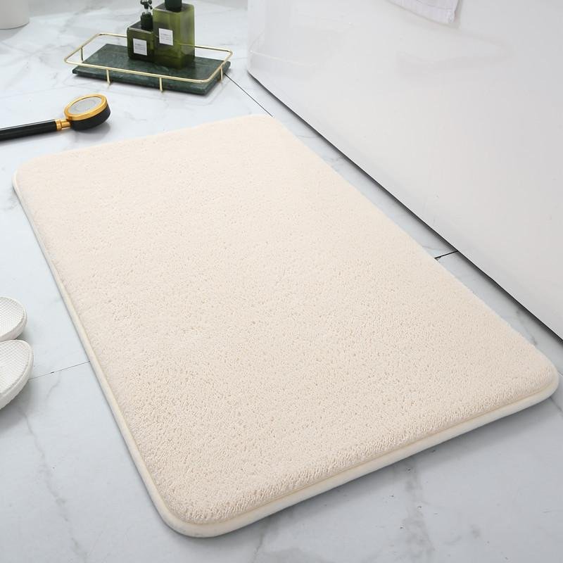 Snabbtorkande Halkfria Absorberande Badrums- & Toalettgolvmattor 40x60 cm beige