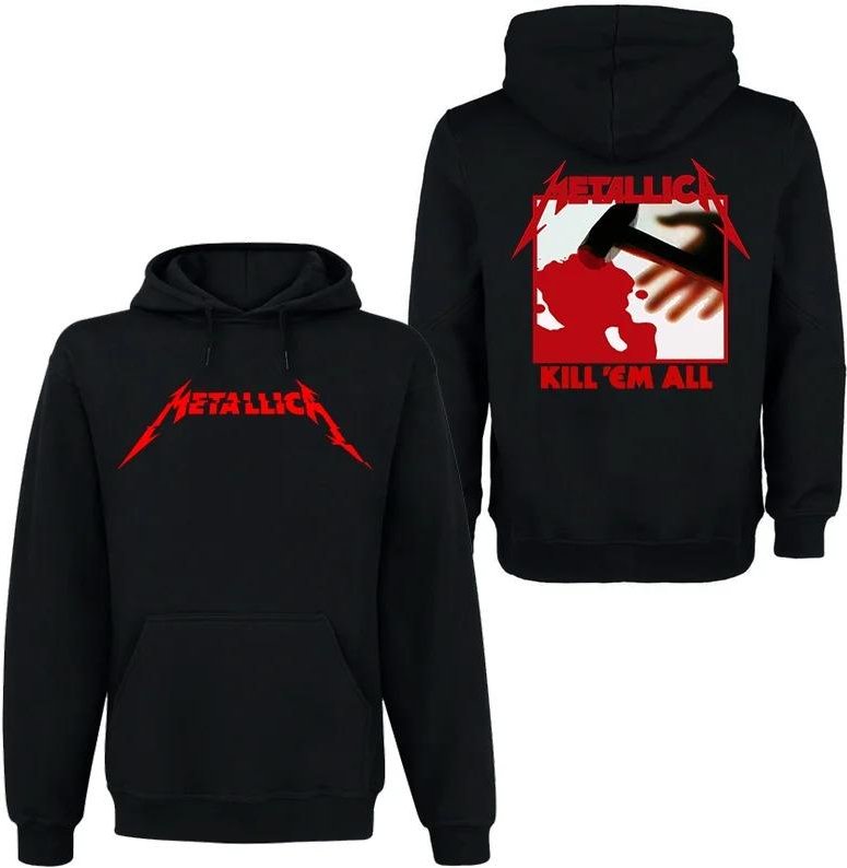 METALLICA Band Rock Mörk Vind Huvtröja Herr Dam Street Hip Hop Topp Bekväm Överdimensionerad Huvtröja Dam Herr Kläder XXXL