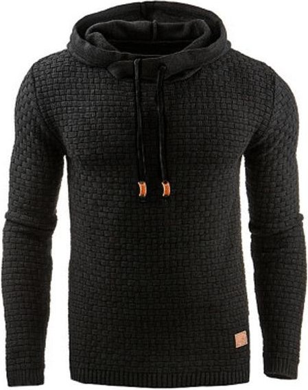 Herrmode Casual Outdoor Huvtröja Hedging Huvtröja XL