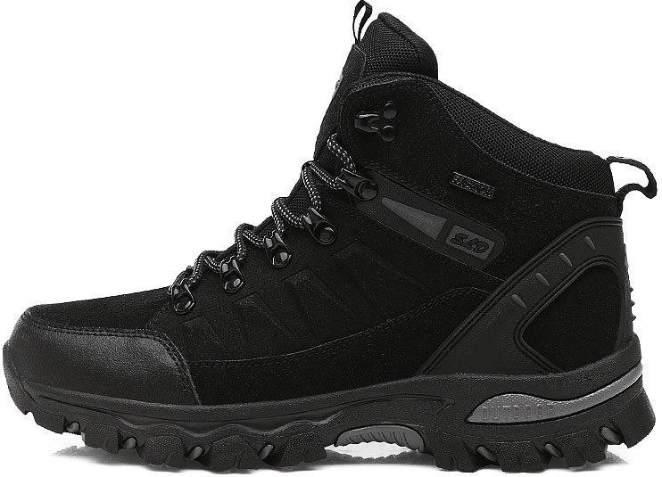 Damskor Vattentäta Vandringsskor Damsnökängor Halkfria Varma Ankelkängor Damsneakers Utomhusarbetsskor 42 black