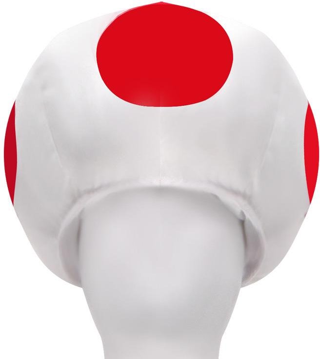 Kinopio Toad Cosplay Hatt Vuxenkostym Spel Bros 2 Rollspel Fantasi Dräkter Väst Byxor Halloween Karneval Fest L red