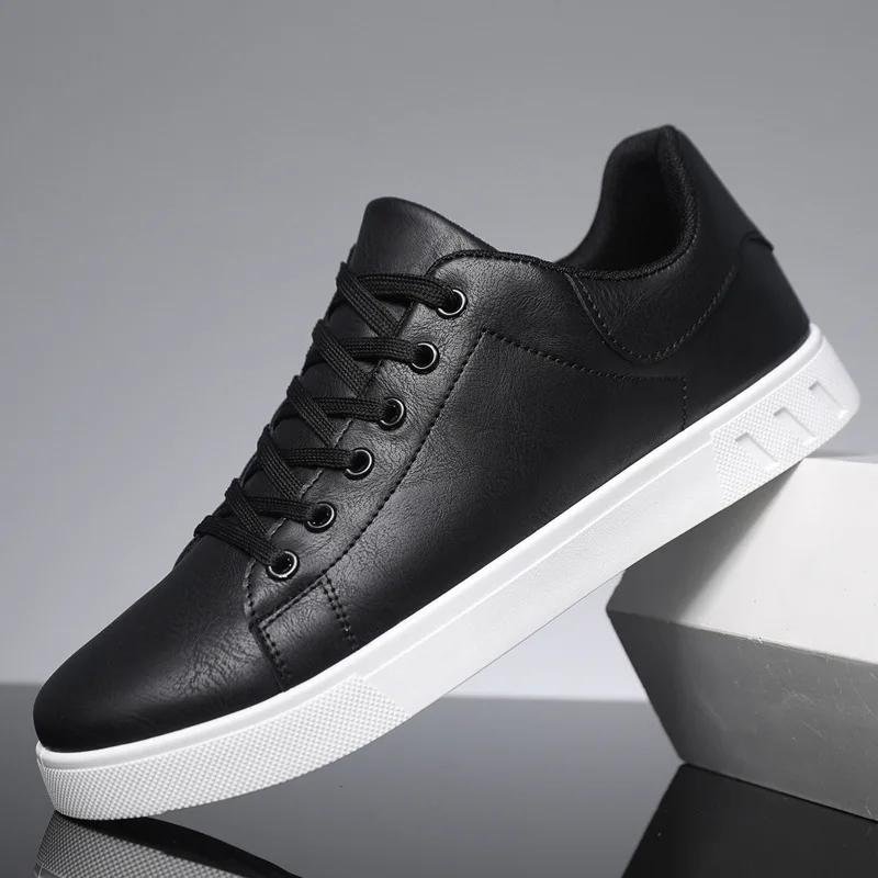 Herrskor Herrskor i läder herr Lyxig sneaker Halkfri Mjuk sula Andningsbara Loafers Slip on Körskor Stor storlek 4748 44