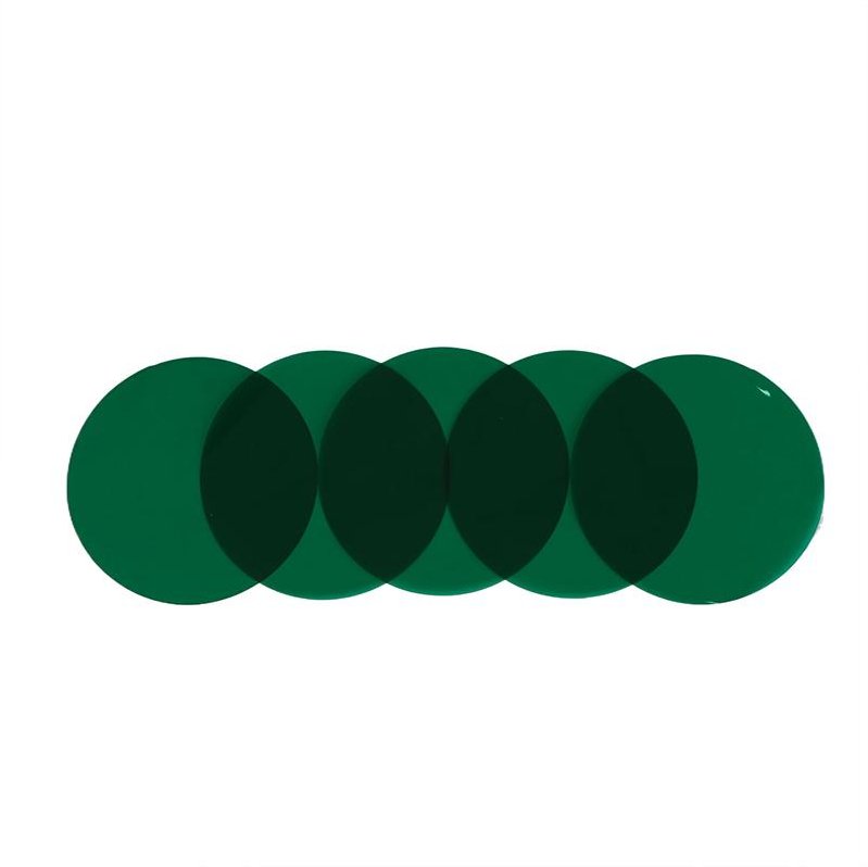 5/10 st 10 cm lampfärgkorrigeringsfilm självhäftande transparenta filterark ljusgel för strålkastare sovrum vardagsrum Jungle Green 5pcs