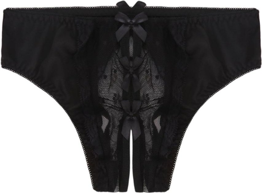 Sexig öppen gren Sexig trosa Kvinnlig Passion Perspektiv Spets Öppna trosor 2XL
