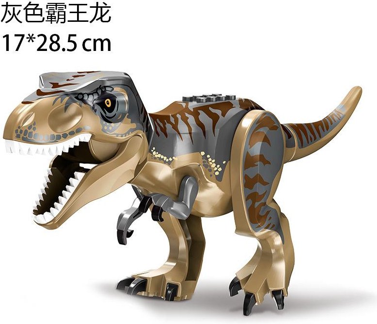 Jurassic World 3 Brutal Raptor Byggklossar Dinosaurieklossar Tyrannosaurus Indominus I-Rex Montera Leksak För Barn