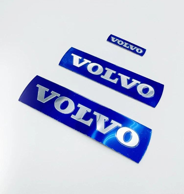 Bilens Främre Grill Logotyp Klistermärke Ratt Dekor Dekaler För Volvo Rdesign Polestar AWD V50 S60 XC60 S40 XC40 XC90 V60 S80 KT4 11.5cm