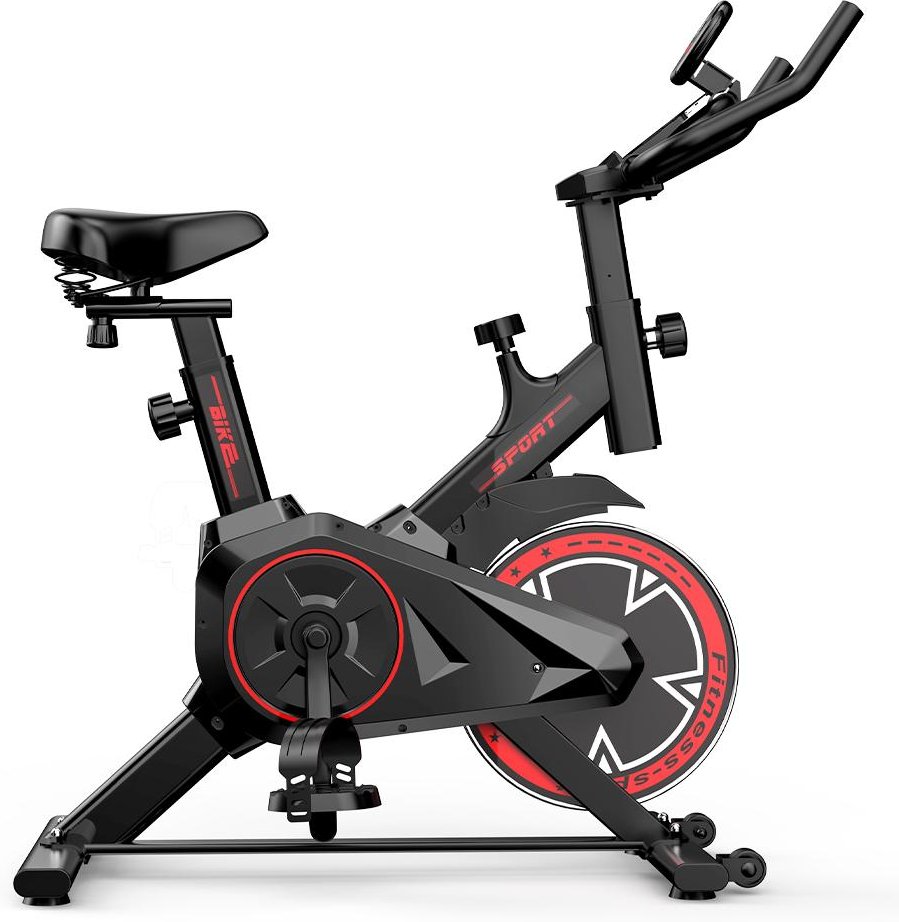 Formill QK101 Inomhusmotionscykel Remdriven Fitnesscykel Justerbar sadel och styre LCD-skärm Hemmakonditionscykel