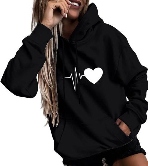 Huvtröja för kvinnor Snygg sweatshirthatt för dagligt bruk 3XL