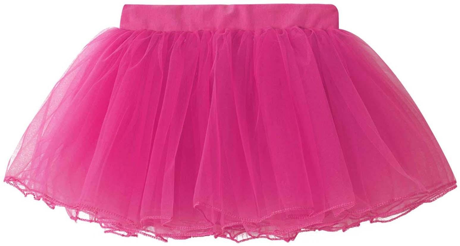 Barn Flickor Balett Dans Tutu-kjol Basic Classic 4-lagers Mesh Tyllkjol Balettövningsdanskjol 1-6 Years