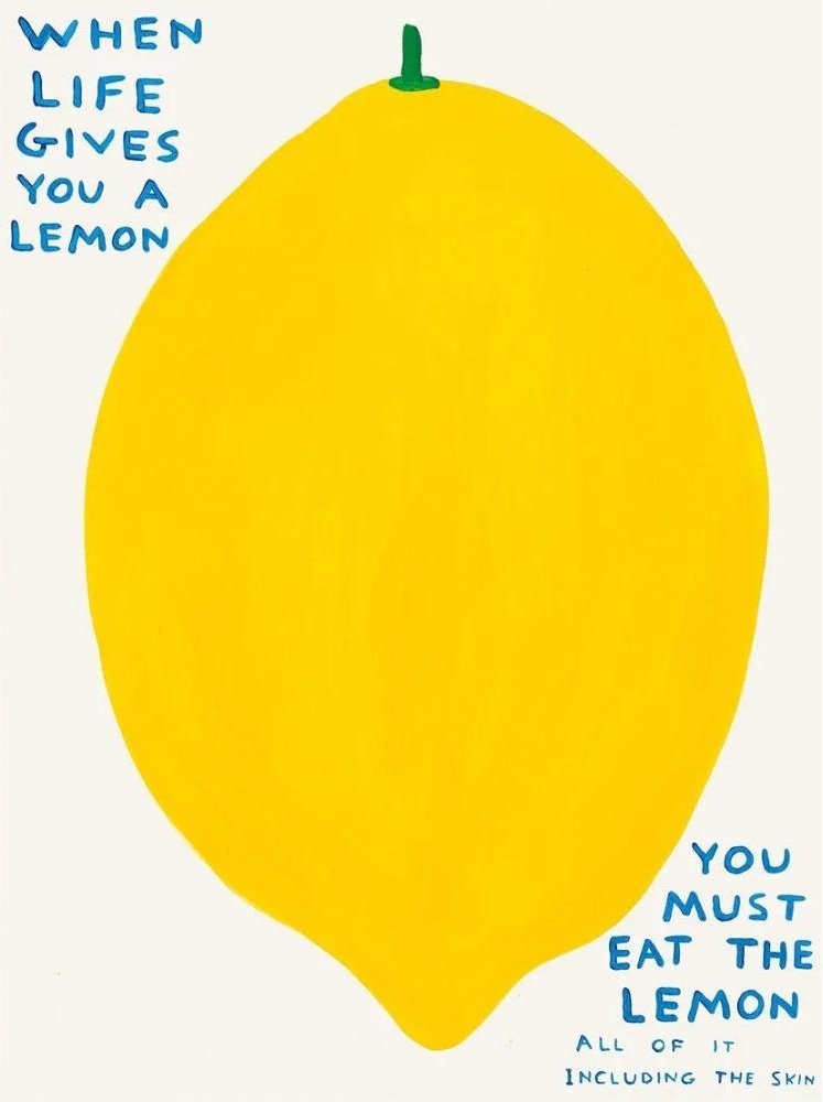 Abstrakta Canvastavlor David Shrigley Groda Giraff Banan Tomat Konstposter Väggkonst Heminredning Vardagsrum Sovrum Dekoration 50X80cm Unframe