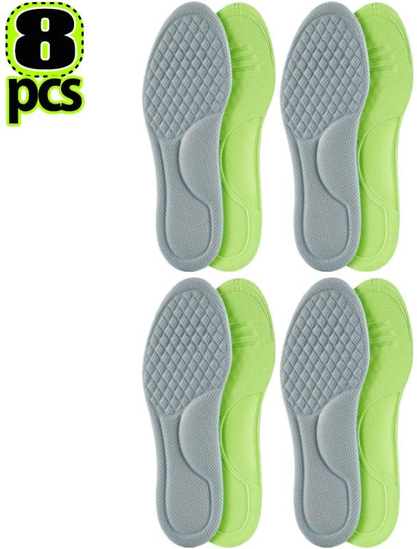 Unisex Ortopediska Innersulor av Memoryskum Deodoriserande Innersula Skor Sport Absorberar Svett Mjuk Antibakteriell Skotillbehör 41-42 green
