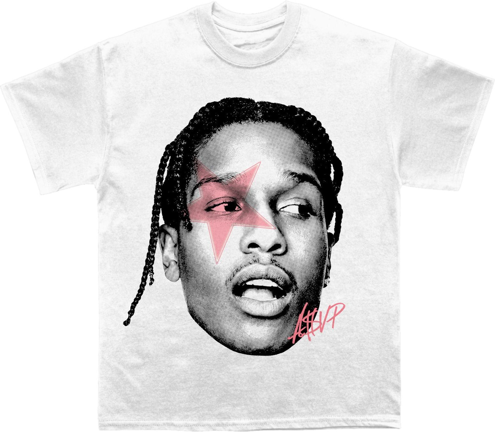 Asap Rocky Dont Be Dumb grafisk 2026 Unisex T-shirt Unisex Rundhalsad 100% Bomull Kortärmad Överdimensionerad Y2k Populär Mode T-shirt S white