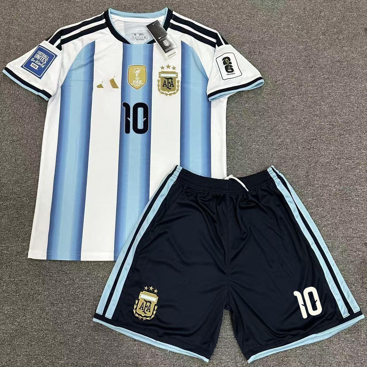 Argentina VM 2026 Tröja Fansversion samma stil Fotbollströja 28