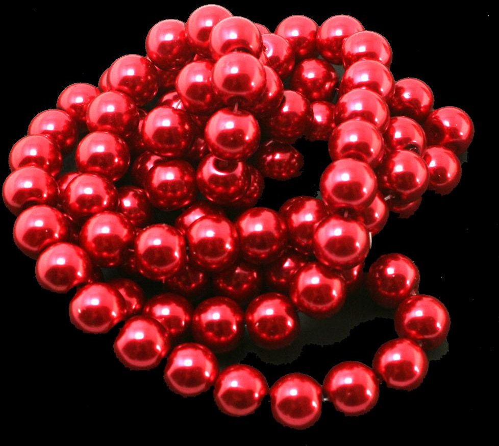 Glaspärlpärla.Färdig lager.4mm 6mm 8mm 10mm .För pärlsmycken Gör-det-själv-hantverk.virkning.pärlor.stickning 10mm 85pcs röd