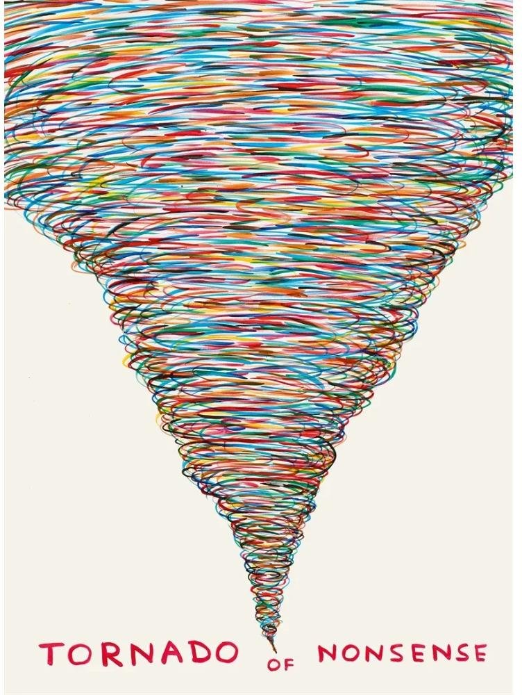 Abstrakta Canvastavlor David Shrigley Groda Giraff Banan Tomat Konstposter Väggkonst Heminredning Vardagsrum Sovrum Dekoration 50X80cm Unframe