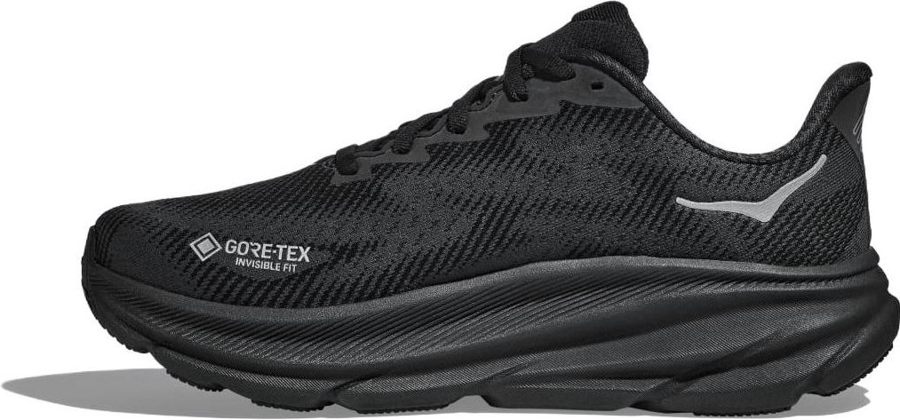 HOKA Clifton 9 GORE-TEX Triple Black Herr Sneakers 1141470-BBLC 42⅔ black