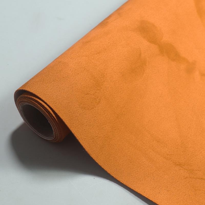1m/2m/3m/5m*50cm Flera Färger Självhäftande Mocka Sammetstyg Kladdiga Lädertextilier för DIY Bilhimmel Interiör Modifierad 50cm x 200cm