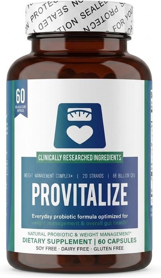 Provitalize | Probiotika för Kvinnor, Klimakteriet | Ledstöd, Sexiga Midjepartikurvor, Tarmhälsa, Uppblåsthet 1pack