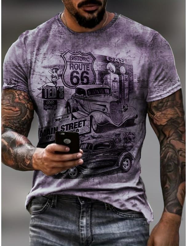 5-pack Herr Casual Kortärmad T-shirt med Rund Hals Lämplig för Vår, Sommar och Höst 2XL gray