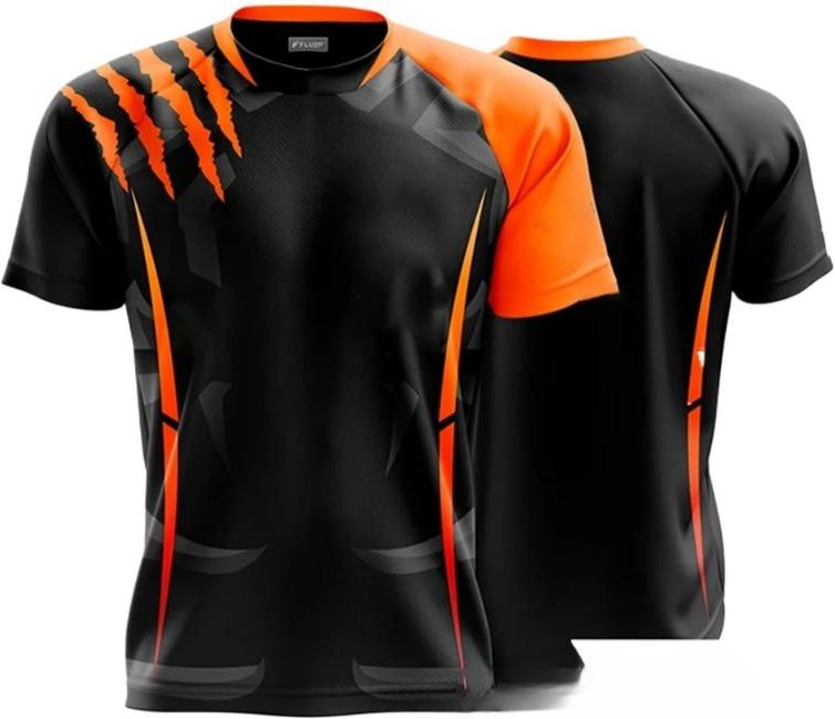 T-shirts för Män Snabbtorkande T-shirts Skjorta Uniformer Speltävlingskläder Tryckta T-shirts Pojkar Andningsbar Sport-t-shirt 5XL black