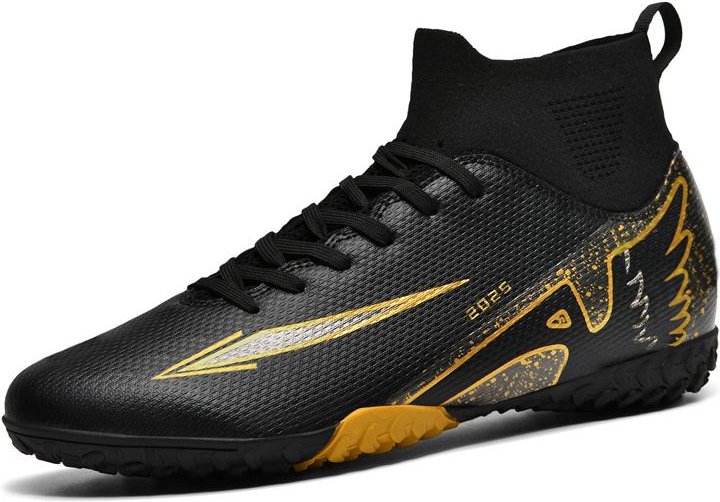 35-46 Tonåring Vuxen Stor Anti-Slip Slitstark Mode Korta Naglar Höga Fotbollssneakers 38
