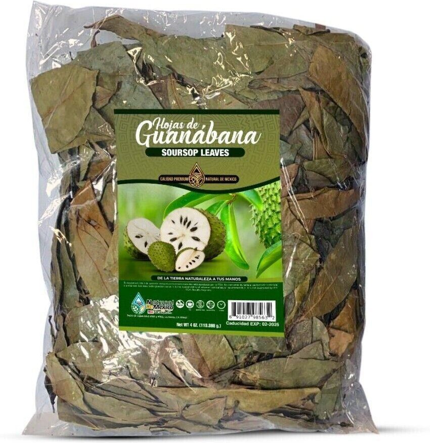 Hojas de Guanabana / Soursop Leaves Tea 4,4 oz 125g. Av Natural
