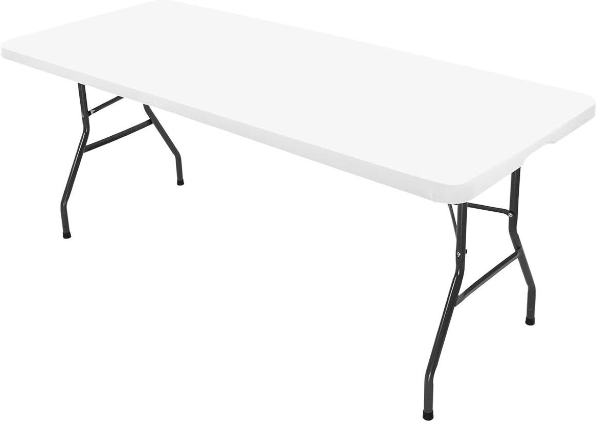 3 Storlek Elastiskt passande tyg rektangel bordsduk Fällbara bord Tvättbara picknick camping inomhus och utomhus bord Underlägg 30*96inch(76x244cm) vit