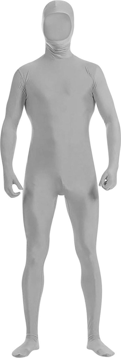 Zentai Suit Cosplay Leotard Hela Bodysuits Green Screen Suit Halloween kostymer 180 gray