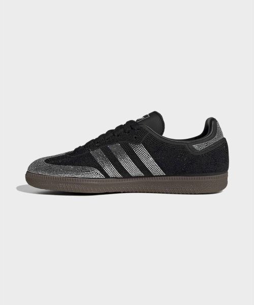 adidas Samba OG Svart Silver Strass Damsneakers Core-Black Dark-Gum IH9052 38⅔ black