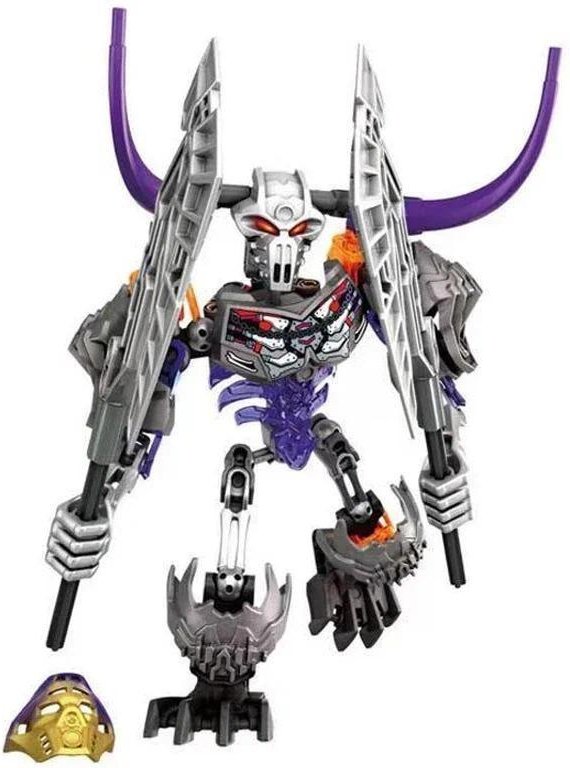 2025 Skull Warrior Mask Master Bricks Beast Action Byggklossar Barnkollektion Leksak Jul-/Födelsedagspresenter