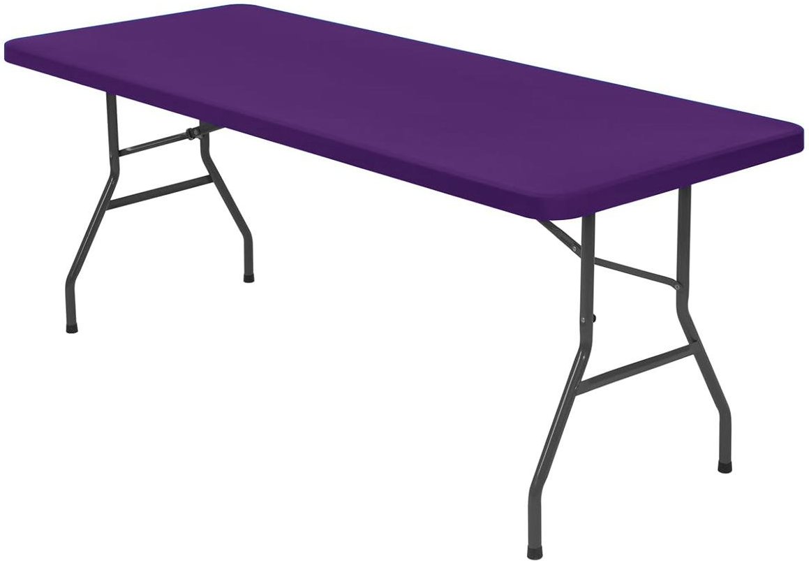 3 Storlek Elastiskt passande tyg rektangel bordsduk Fällbara bord Tvättbara picknick camping inomhus och utomhus bord Underlägg 30*96inch(76x244cm)
