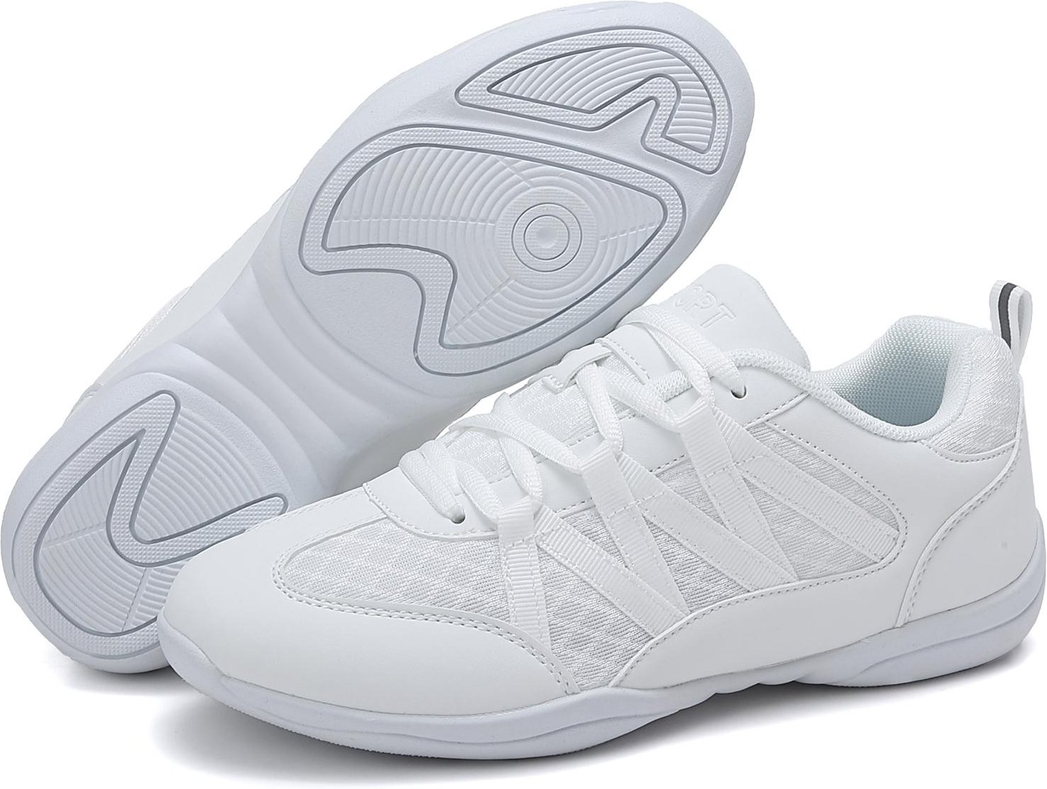 Tävlingsdansskor Cheerleading Aerobics Träningsskor Lätta Inomhussport Sneakers 32 Till 42 33 white
